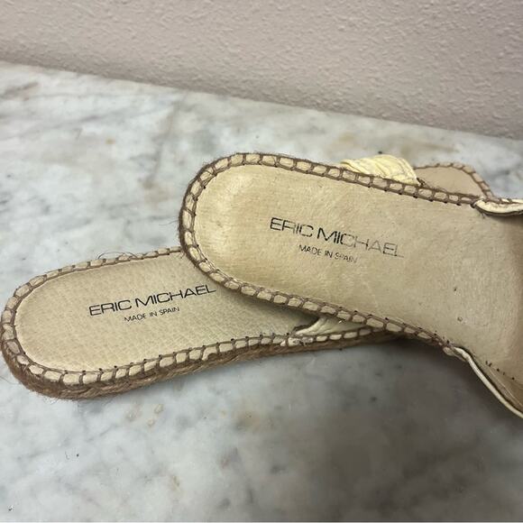 Eric Michael patent leather wedge slide - Picture 4 of 7